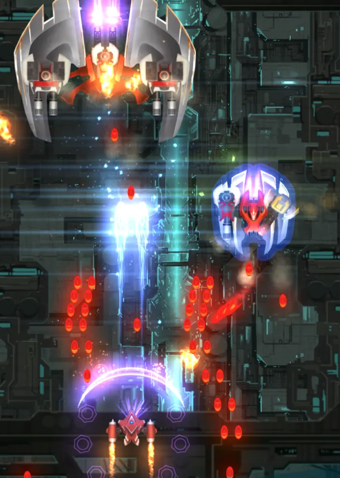 Combate contra um chefe no Phoenix 2